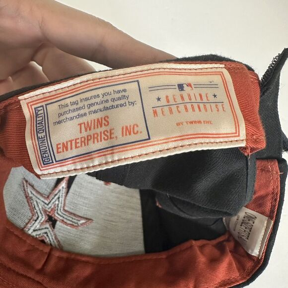 Houston Astros Hat Genuine Merchandise Snap Back‎ One Size Baseball Cap Vintage - Picture 8 of 9